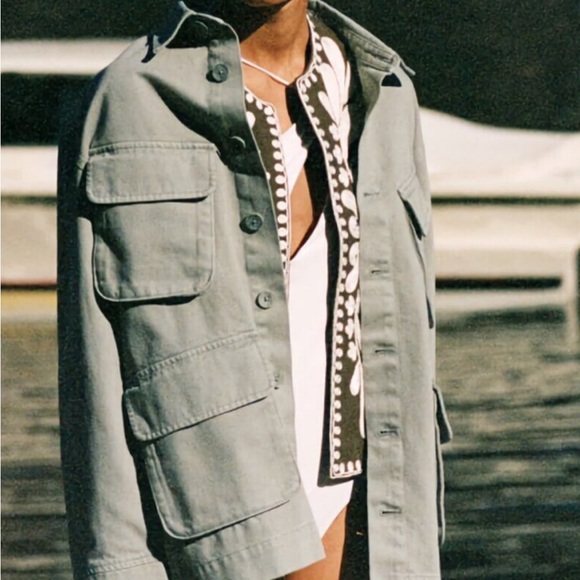 Zara Utility OverShirt Jacket - Picture 2 of 9